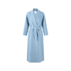 Max Mara 女士绵羊毛浴袍式长款大衣 浅蓝色 36