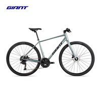 捷安特 Escape 1 Plus 18速平把公路自行车 冷钢灰 XS