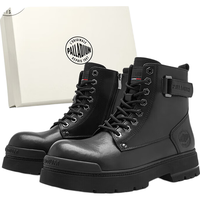 PALLADIUM 帕拉丁 经典马丁靴高帮厚底增高工装靴