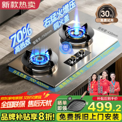 樱花帝王 煤气灶双灶具嵌入式家用猛火燃气灶天然气大火力液化气罐装台式炉