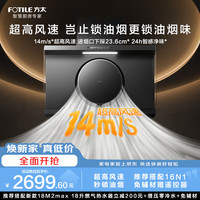方太 油烟机R1S侧吸式新品14m/s*超高风速秒锁油烟 厨房家用抽吸油烟机25大吸力烟灶联动 CXW-358-R1S