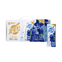 真果粒 蒙牛牛奶乳饮料 蓝莓味果粒 250g×12盒*2箱