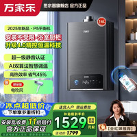万家乐 平衡式燃气热水器P5R1/E9 升级4.0精控恒温超一级静音浴室开放厨房厨柜均可安