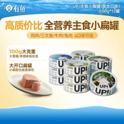 有鱼 up主食猫罐头100g*12罐