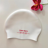 Cielle Marin 韩国ciellemarin 喜马林果冻高弹泳帽软硅胶亲肤不勒头加大版泳帽
