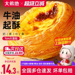 大希地 蛋挞皮30个+500g蛋挞液