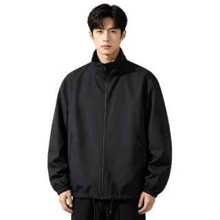 罗蒙 防风防水 黑色 2XL 男士夹克