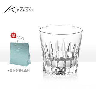 KAGAMI 校仓Double威士忌杯 日式水晶玻璃洋酒杯