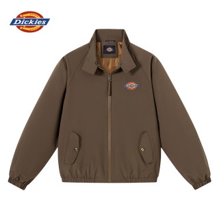 Dickies 夹克男秋冬户外立领上衣男士休闲飞行服工装外套七夕节 咖色 XL