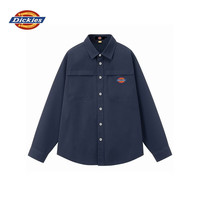 Dickies 衬衫男长袖春秋季学生外套男士休闲衬衣潮流宽松百搭男装上衣服