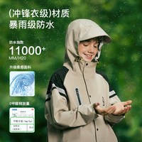 全燕 儿童雨衣 防暴雨 上学书包位专用雨服