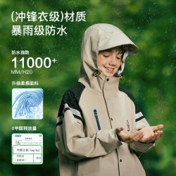 全燕 儿童雨衣 防暴雨 上学书包位专用雨服