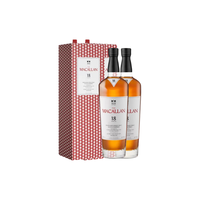 麦卡伦 18年双桶 单一麦芽威士忌 700ml*2瓶