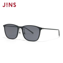 JINS 太阳眼镜男复古方框偏光驾驶防晒墨镜防紫外线UGF26S104
