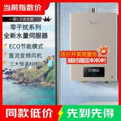 林内 零干扰恒温C08家用节能燃气热水器水量伺服器触控大屏 防冻 官方安全 13L C08