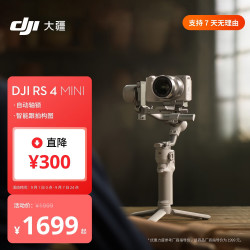 大疆 RS 4 Mini 轻量自媒体稳定器 三轴手持云台
