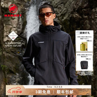 MAMMUT GTX 男士软壳夹克  黑色 M