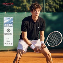 HECHTER 赫仕特男装上衣夏季T恤时尚翻领短袖男POLO衫