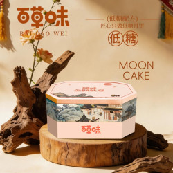 百草味 金枫秋意中秋节月饼礼盒 低糖
