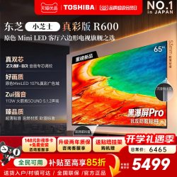 东芝 电视R600 65英寸音画双芯 原色真彩MiniLED电视 107%广色域