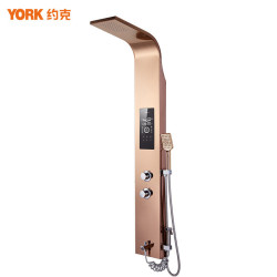 约克 YK-X2金集成热水器即热式电热水器一体式家用洗澡淋浴屏速热电热水器 5.
