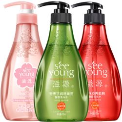 滋源 15元/瓶 保湿+柔顺+去屑洗发水 400ml*3瓶