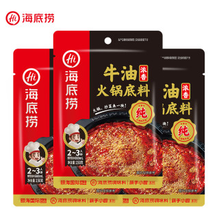 海底捞 浓香牛油 火锅底料 150g*3袋