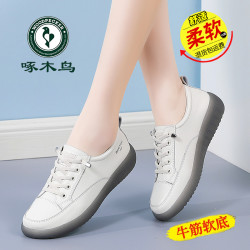 啄木鸟 正品牛筋软底货包女四季款新品舒适百搭透气休闲女单鞋子