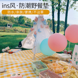 婴蓓 inber/婴蓓春游户外野餐垫网红防潮垫郊游便携野餐布