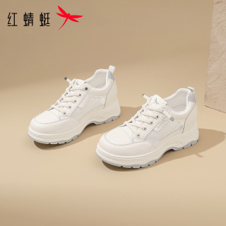 红蜻蜓 女鞋2026春夏季新款透气免系带厚底舒适百搭时尚休闲运动鞋
