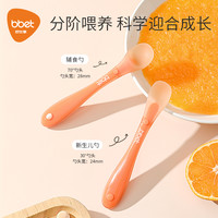 巴比象 宝宝软勺婴儿喂水喂奶勺子辅食软勺幼儿吃饭家用便携0-1
