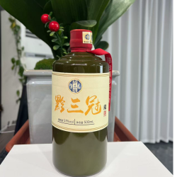 黔三冠绿瓶藏酒大曲酱香纯粮酿造酱香型白酒53%Vol500