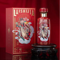 赖世家 财源滚滚·财神系列 酱香型白酒贵州高粱酒53度500ml53%Vol