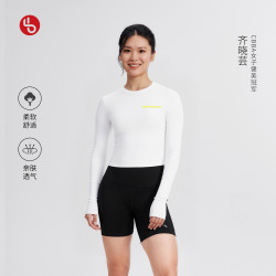 LeBombBomb男女款宽松透气吸湿速干健身训练夏季长袖T恤