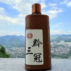 黔三冠品味匠心纯粮固态酿造酱香型白酒53%Vol500