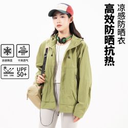 新款夏季轻薄透气男女款山系防晒外套0568