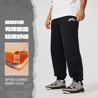 李宁 卫裤2024冬男反伍BADFIVE束脚常规保暖休闲运动裤AKLU517-B品