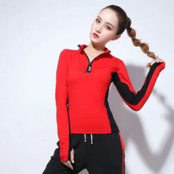 广场舞加绒套装 运动休闲长袖拉链舞蹈服/YD011