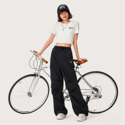 李宁 运动潮流系列女子短袖文化衫AHSU530-B品