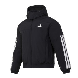 adidas 羽绒服男女同款秋冬季经典运动连帽加厚短款外套JG3845