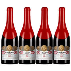 LAFATINY 红酒葡萄酒14度750毫升大蜡封法国AOP级别红酒
