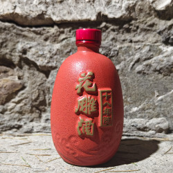周家台门 绍兴手工冬酿十八年陈糯米花雕酒500ml黄酒加饭酒瓶装