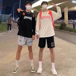 爆款美式篮球速干长袖欧美风宽松透气跑步健身休闲运动学生投篮服