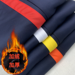 奥粒绒加绒加厚宽条杠校服裤子男女初高中小学生校裤南韩丝运动裤