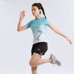 DYISE夏季健身休闲运动速干跑步服轻薄时尚运动套装TZ23001