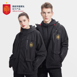 ALL STAR PARTNER 西班牙国家队丨防风防雨三合一冲锋衣夹克保暖运动外套