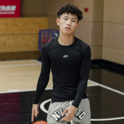 NICEID NICE紧身衣男训练长袖打底球运动健身高弹透气速干吸汗