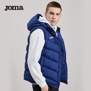 Joma 秋冬新款保暖棉马甲足球户外运动舒适休闲百搭连帽马甲坎肩