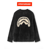 SPRAYGROUND 鲨鱼嘴毛衣宽松圆领潮流毛绒秋冬保暖加厚XB WD940827