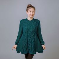彩貂绒线 织「吉祥如意连衣裙  」手工diy   非成品 拍2送工具